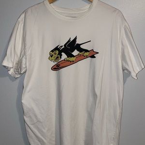 Iron & Resin Large “Surf Bobcat” T shirt